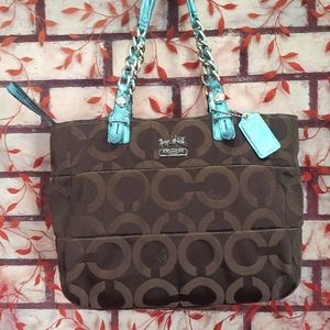 Coach OpArt tote